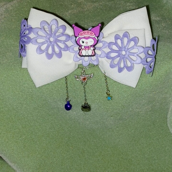 Handcrafted Kuromi Barrette/Bow - Picture 4 of 7